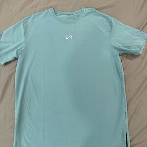 Men's Aqua Short Sleeve Tee